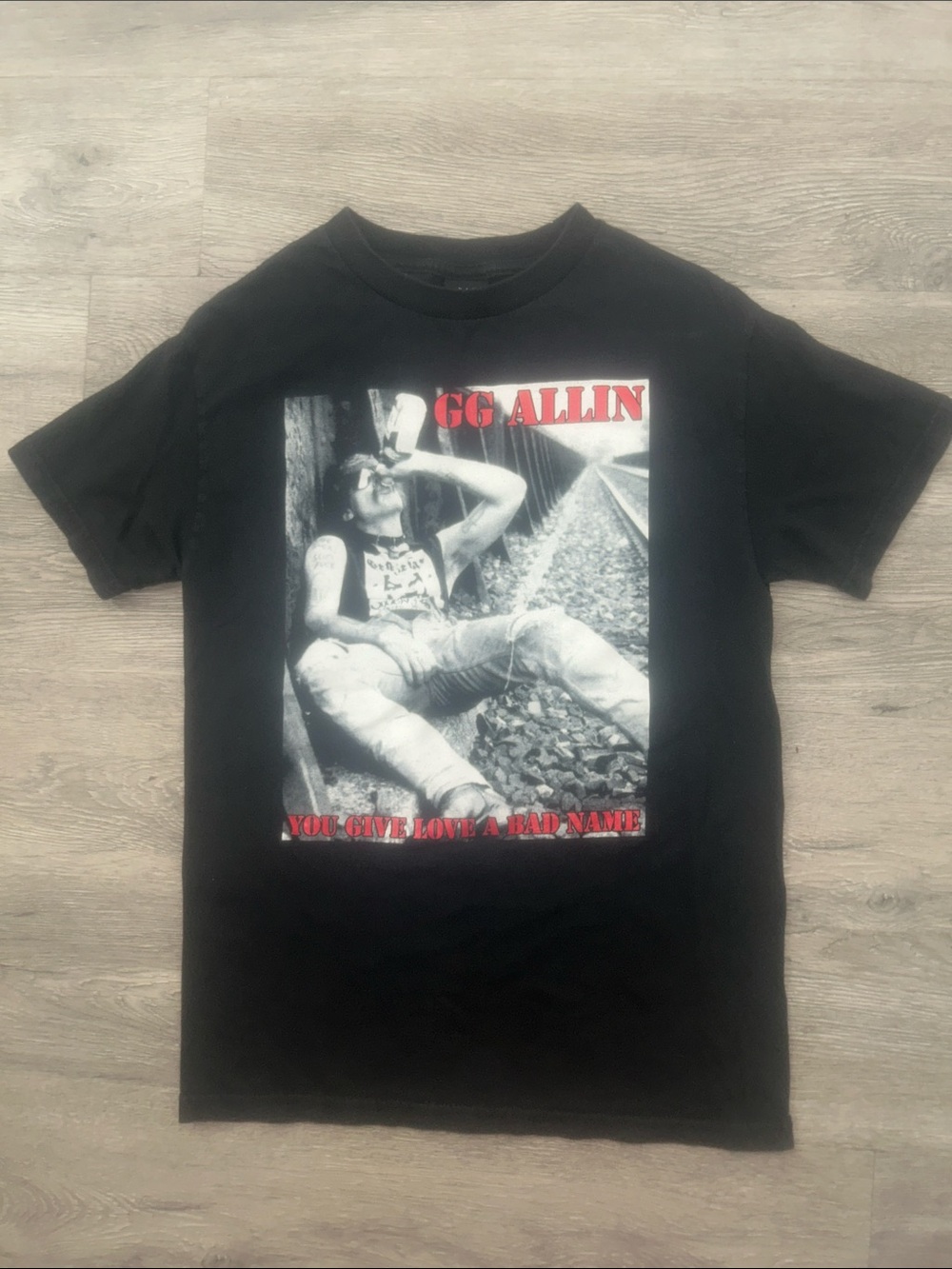 GG Allin Graphic Black Men's T-Shirt